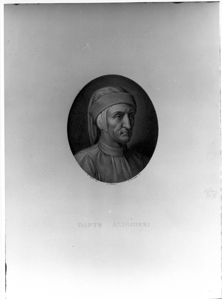 Ritratto di Dante Alighieri - Castello Visconteo, Pavia
